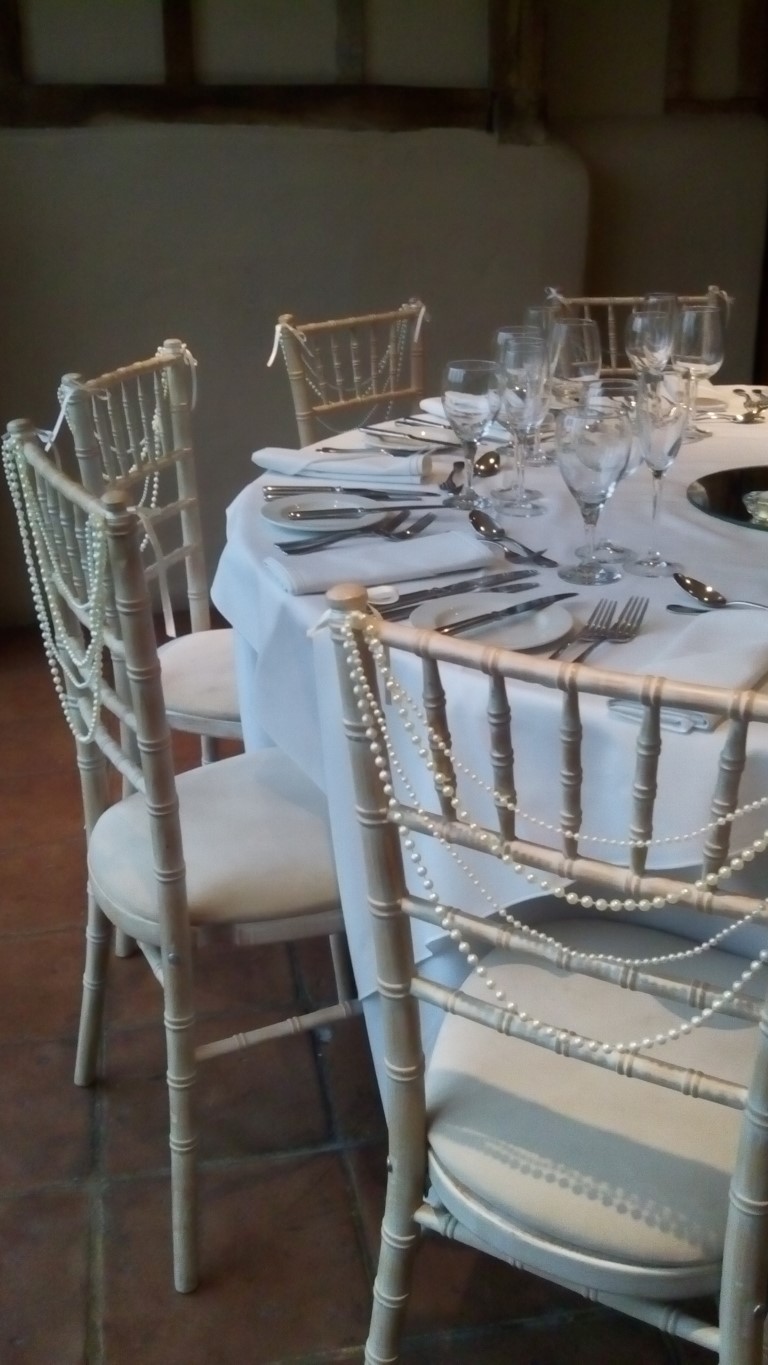 Wedding House - Chiavari Chair Dressing