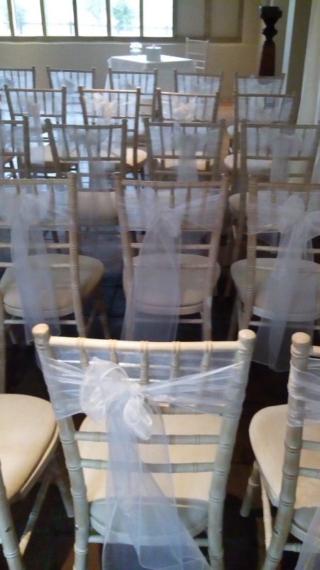 Wedding House - Chiavari Chair Dressing